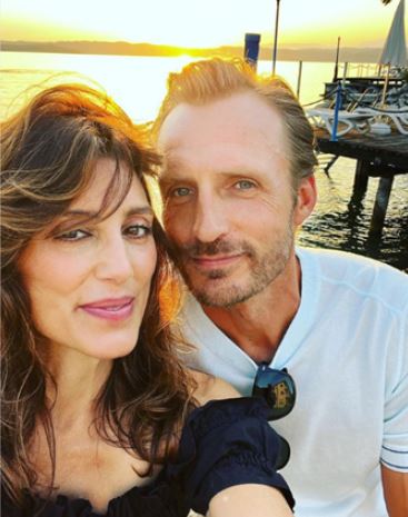 Jesper Vesterstrom with his wife Jennifer Esposito